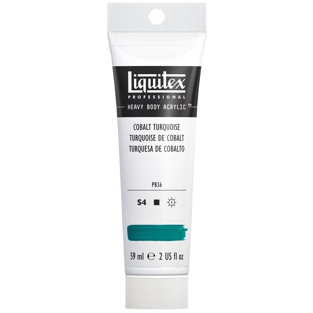 Acrylic Heavy Body paint - Liquitex - Cobalt Turquoise, 59 ml