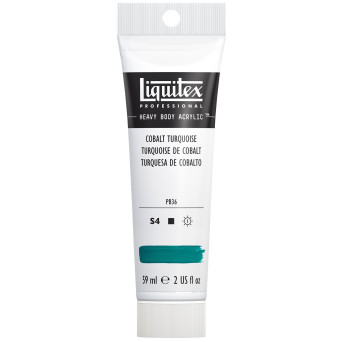 Acrylic Heavy Body paint - Liquitex - Cobalt Turquoise, 59 ml