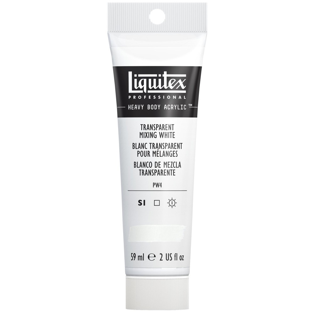 Acrylic Heavy Body paint - Liquitex - Mixing White, 59 ml