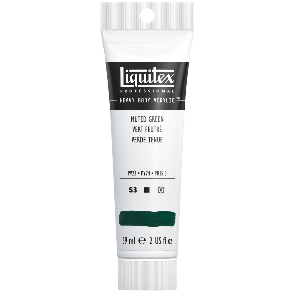Farba akrylowa Heavy Body - Liquitex - Muted Green, 59 ml