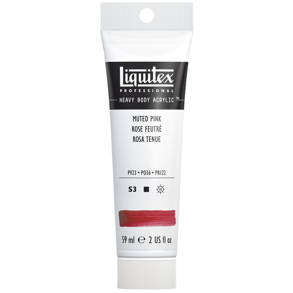 Farba akrylowa Heavy Body - Liquitex - Muted Pink, 59 ml