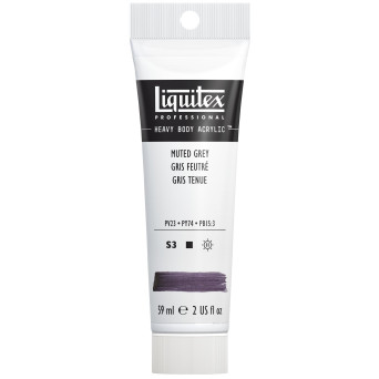 Acrylic Heavy Body paint - Liquitex - Muted Grey, 59 ml