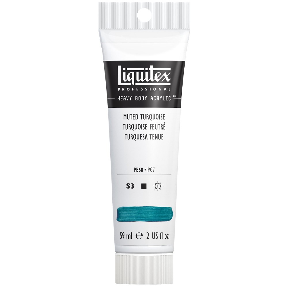 Acrylic Heavy Body paint - Liquitex - Muted Turquoise, 59 ml