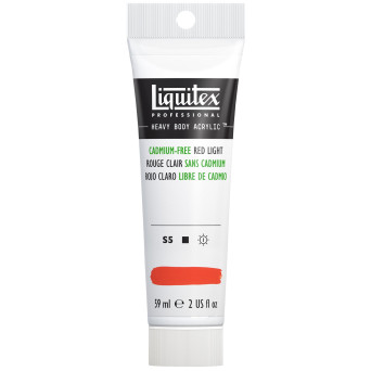 Acrylic Heavy Body paint - Liquitex - Cadmium Free Red Light, 59 ml