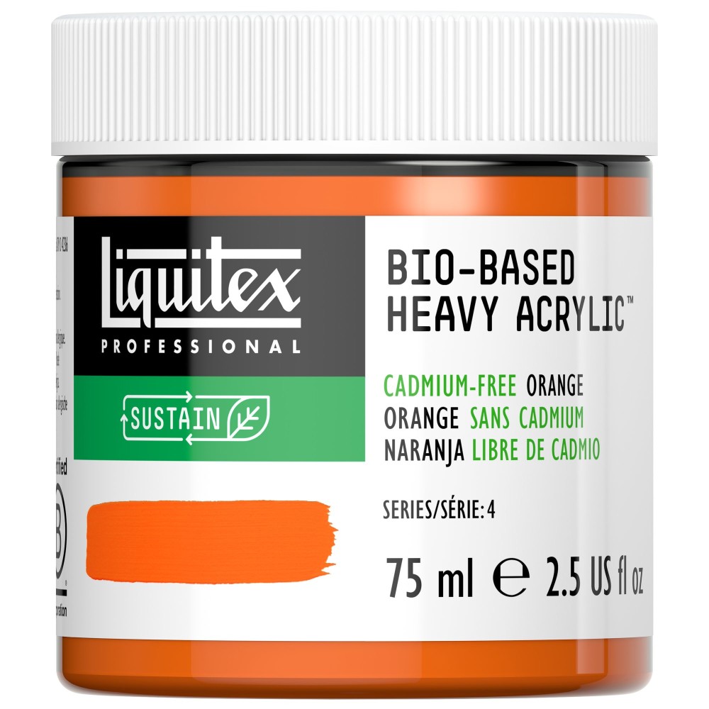 Farba akrylowa Bio-Based - Liquitex - Cadmium Free Orange, 75 ml