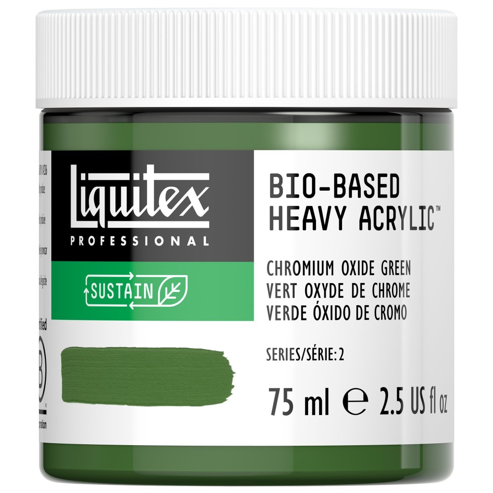 Farba akrylowa Bio-Based - Liquitex - Chromium Oxide Green, 75 ml