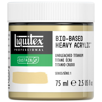 Bio-Based acrylic paint - Liquitex - Unbleached Titanium, 75 ml