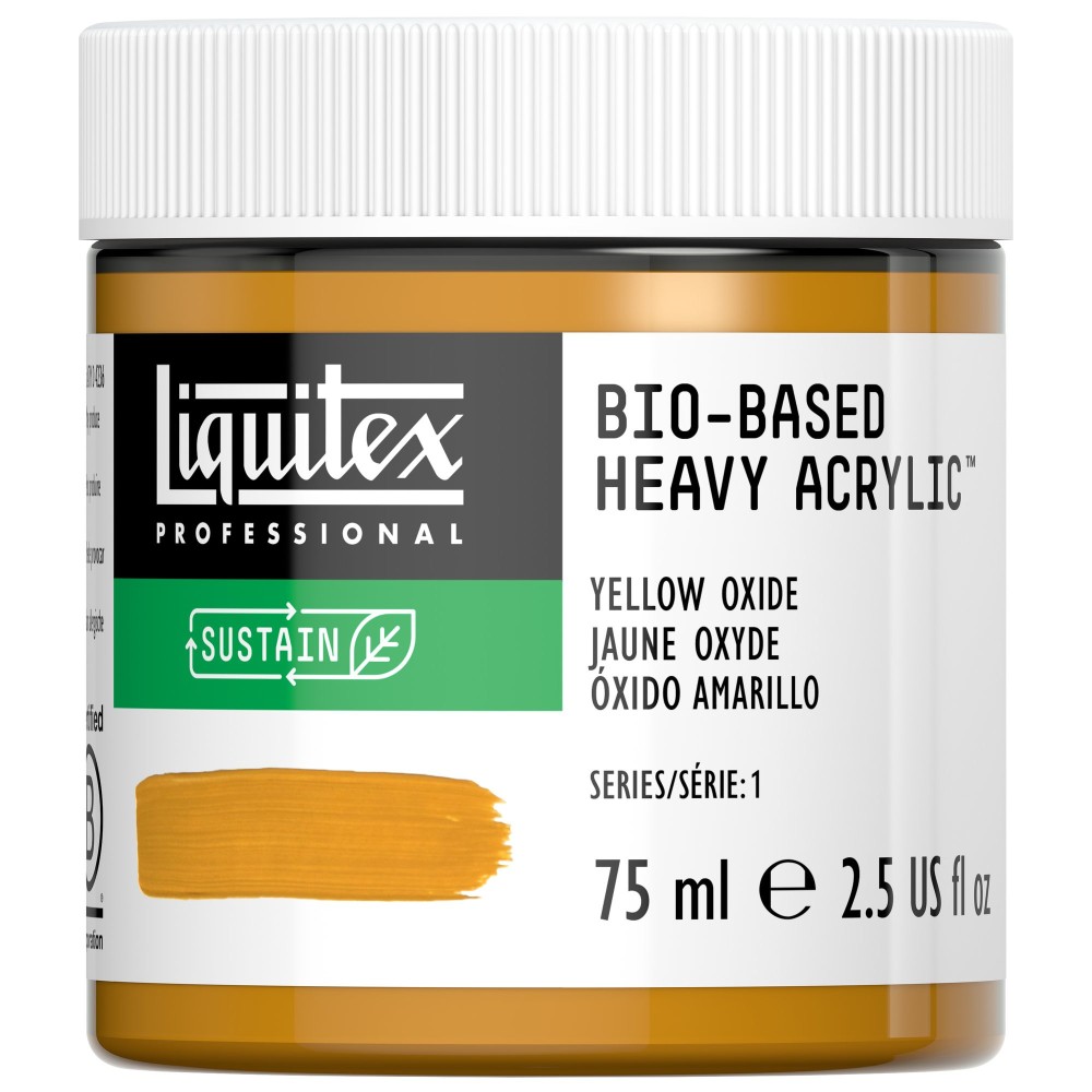 Bio-Based acrylic paint - Liquitex - Yellow Oxide, 75 ml