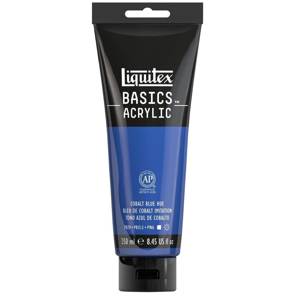 Farba akrylowa Basics Acrylic - Liquitex - Cobalt Blue Hue, 250 ml