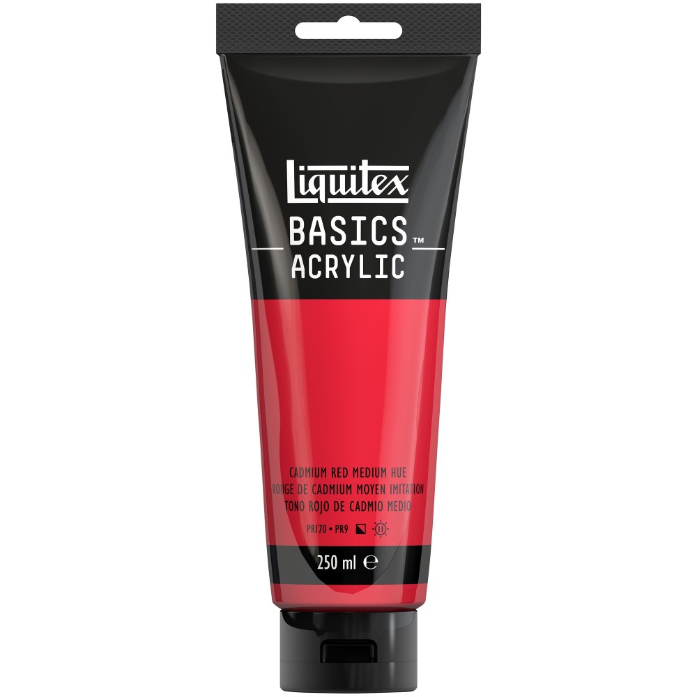 Basics Acrylic paint - Liquitex - Cadmium Red Medium Hue, 250 ml