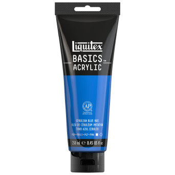 Farba akrylowa Basics Acrylic - Liquitex - Cerulean Blue Hue, 250 ml