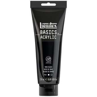 Farba akrylowa Basics Acrylic - Liquitex - Mars Black, 250 ml