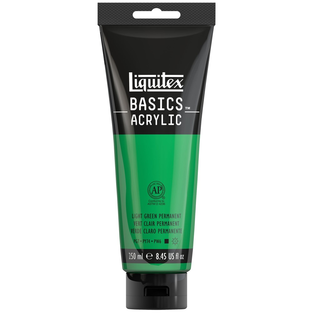 Basics Acrylic paint - Liquitex - Light Green Permanent, 250 ml