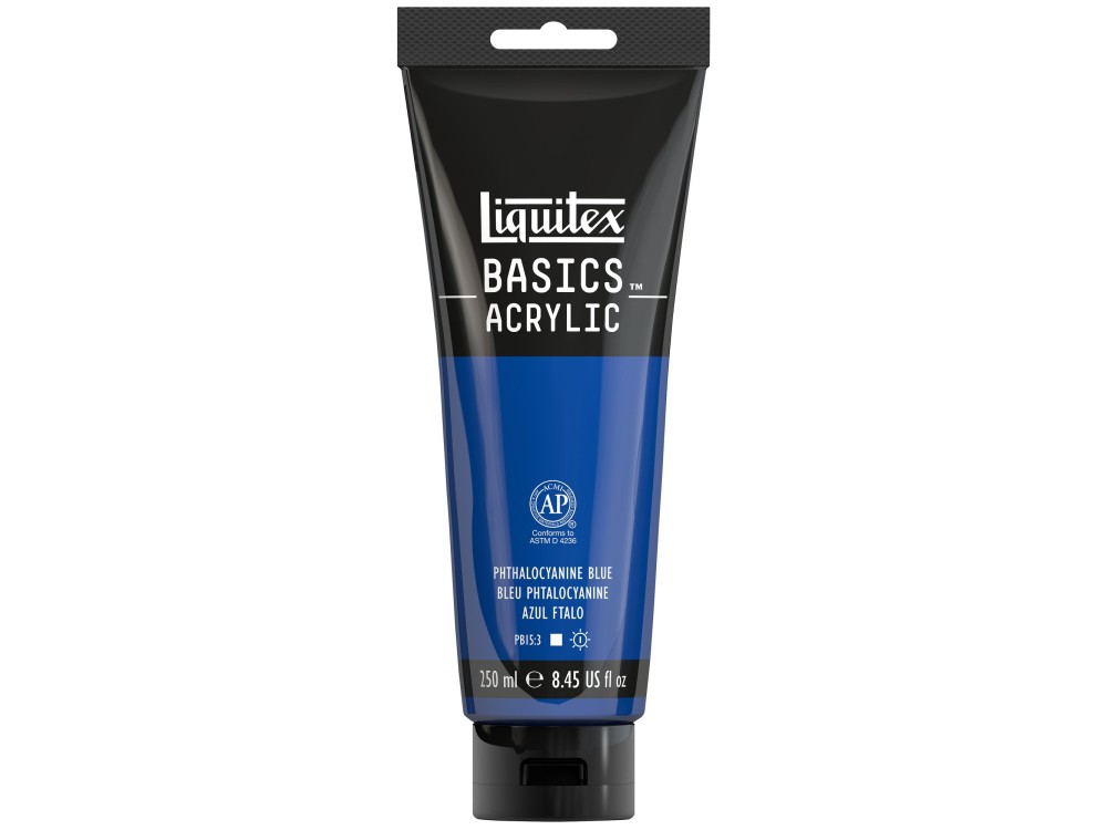 Farba akrylowa Basics Acrylic - Liquitex - Phthalocyanine Blue, 250 ml