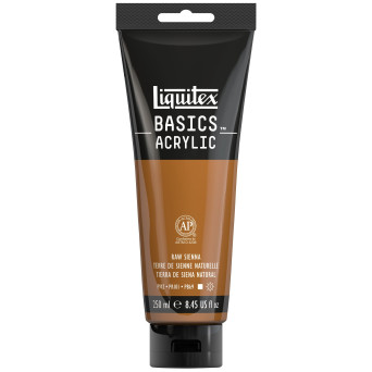 Farba akrylowa Basics Acrylic - Liquitex - Raw Sienna, 250 ml