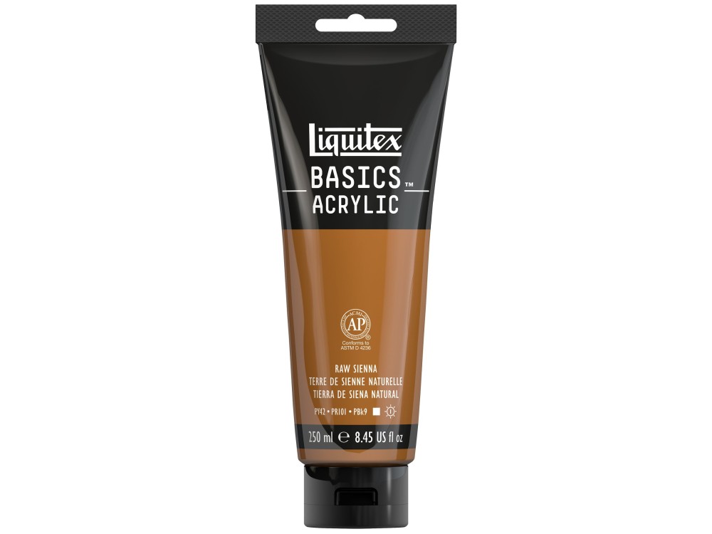 Farba akrylowa Basics Acrylic - Liquitex - Raw Sienna, 250 ml