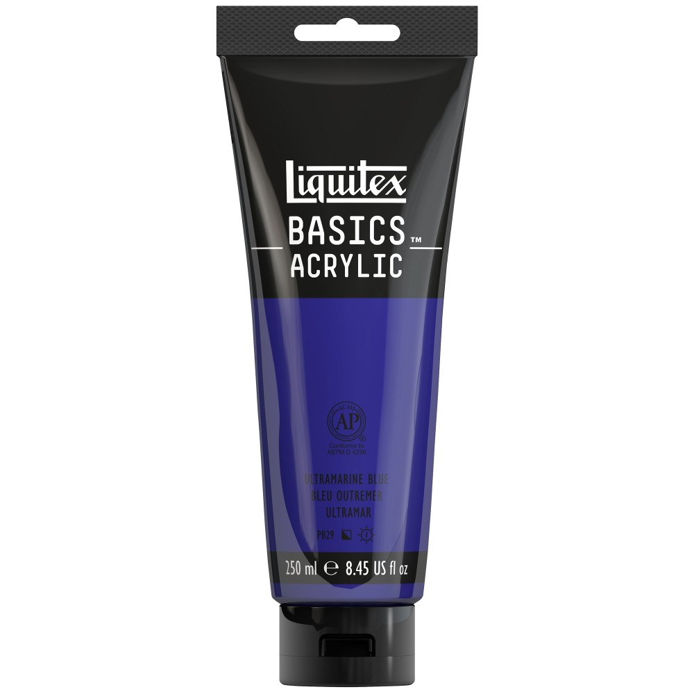 Farba akrylowa Basics Acrylic - Liquitex - Ultramarine Blue, 250 ml