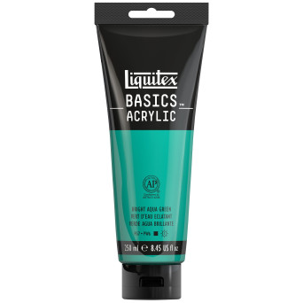 Basics Acrylic paint - Liquitex - Bright Aqua Green, 250 ml