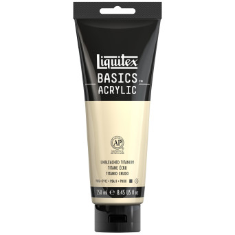 Farba akrylowa Basics Acrylic - Liquitex - Unbleached Titanium, 250 ml