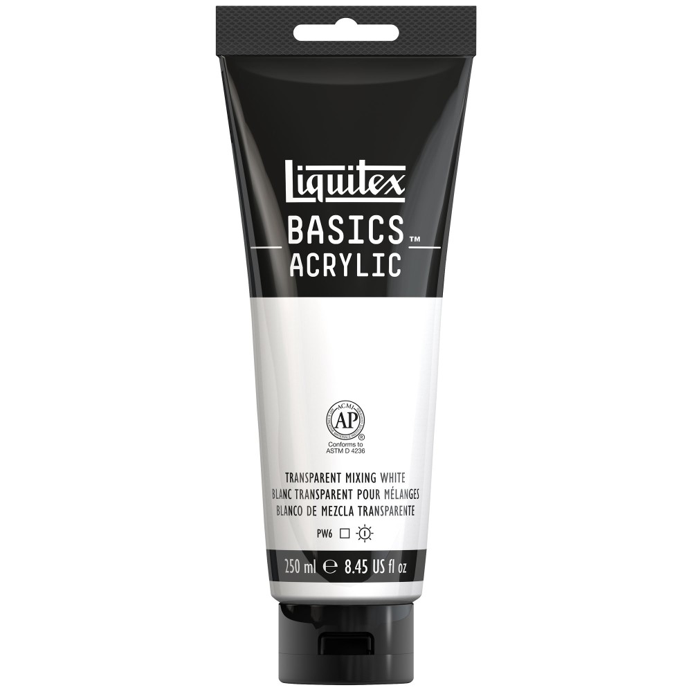 Basics Acrylic paint - Liquitex - Transparent Mixing White, 250 ml