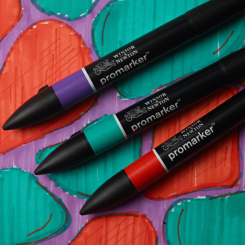 Promarker Set - Winsor & Newton - Secondary Colours, 3 pcs.