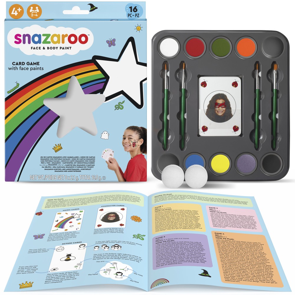 Family Face Paint Game - Snazaroo - 16 pcs.