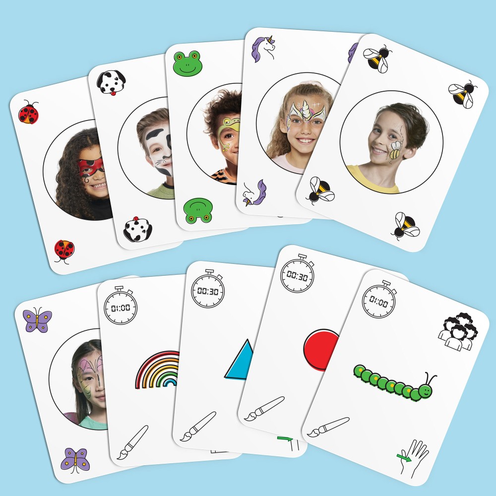Family Face Paint Game - Snazaroo - 16 pcs.