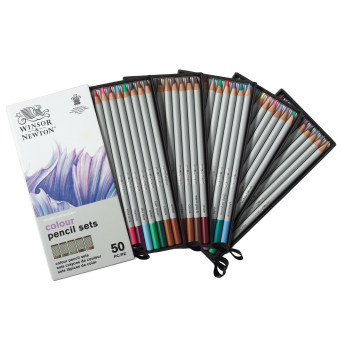 Colour pencils set - Winsor & Newton - 50 pcs.