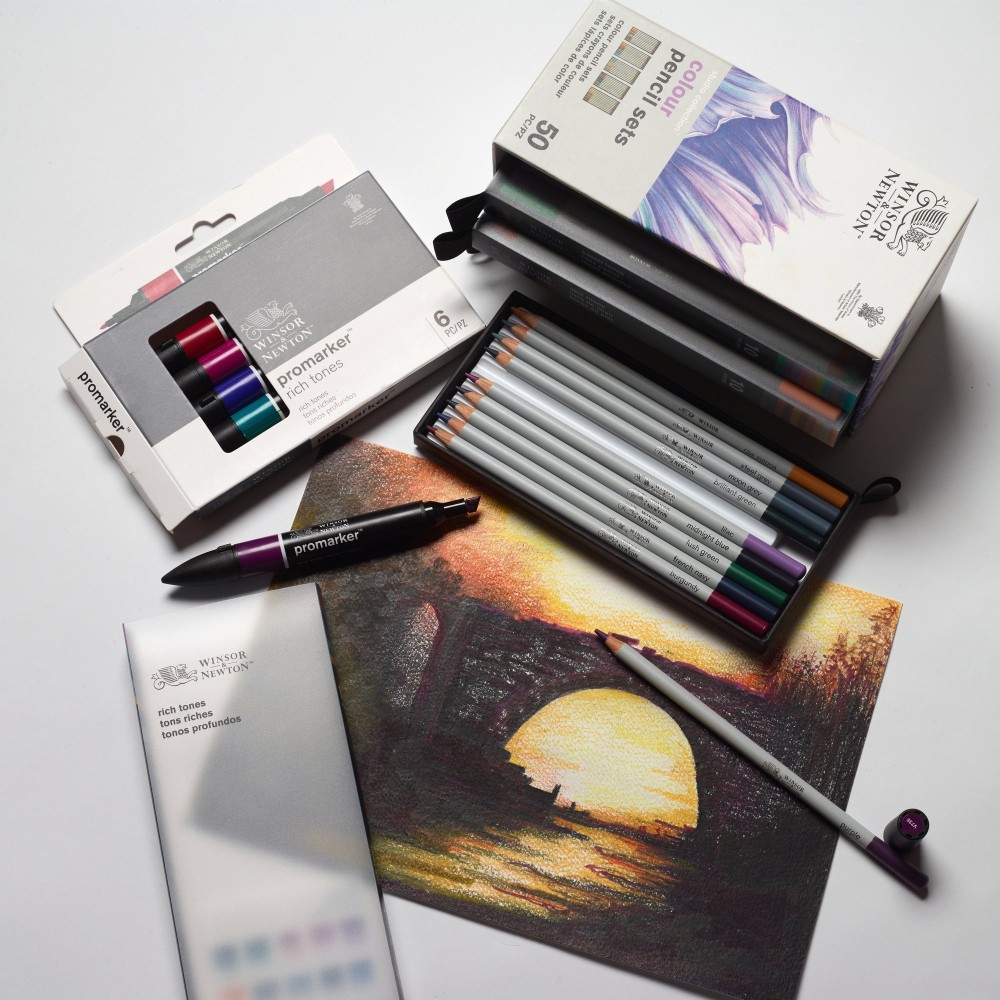 Zestaw kredek ołówkowych Colour Pencils - Winsor & Newton - 50 szt.
