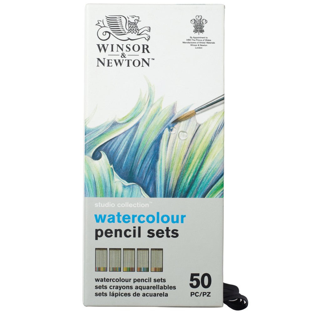 Zestaw kredek akwarelowych Watercolour Pencils - Winsor & Newton - 50 szt.