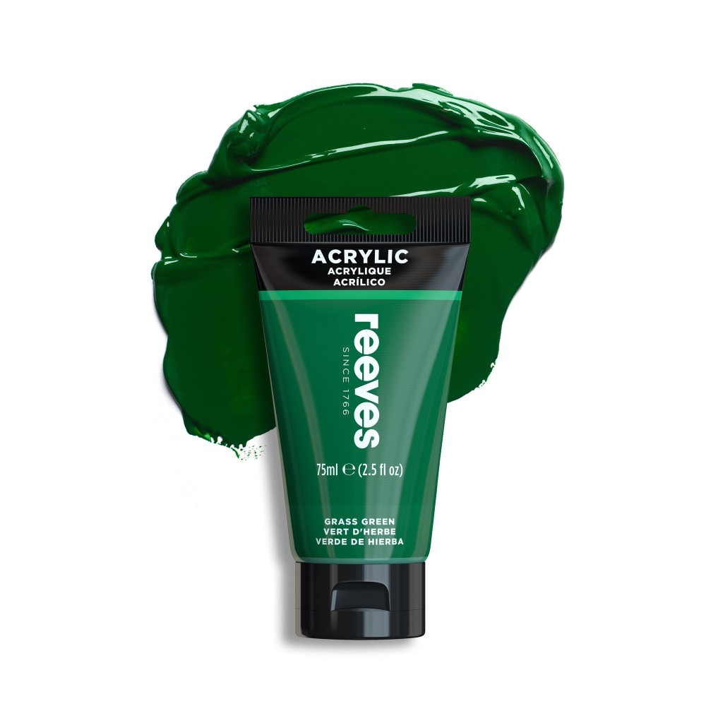 Acrylic paint - Reeves - Meadow Grass Green, 75 ml