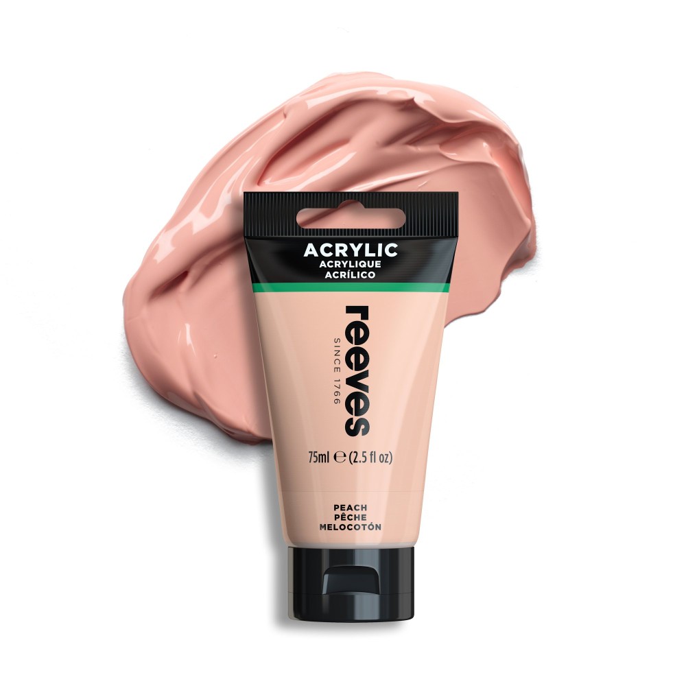 Acrylic paint - Reeves - Peach, 75 ml
