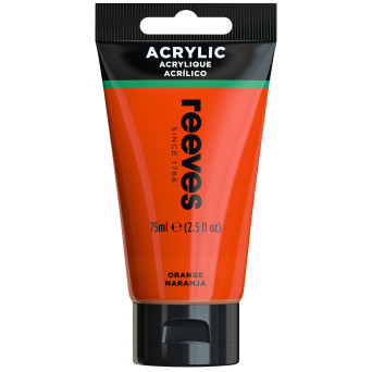Farba akrylowa - Reeves - Orange, 75 ml