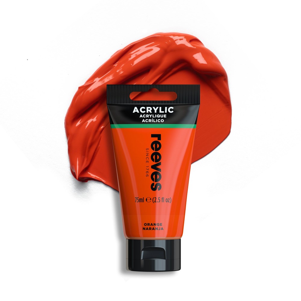 Acrylic paint - Reeves - Orange, 75 ml