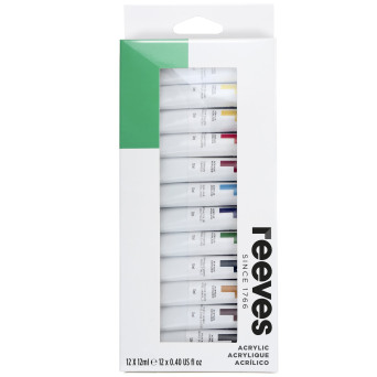 Set of acrylic paints - Reeves - 12 x 12 ml
