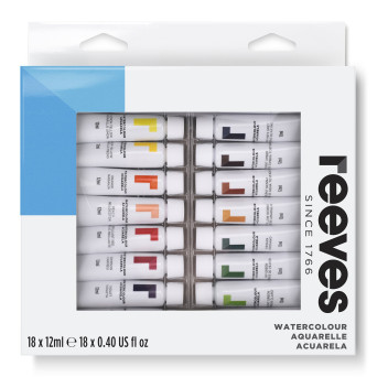 Set of watercolor paints - Reeves - 18 x 12 ml