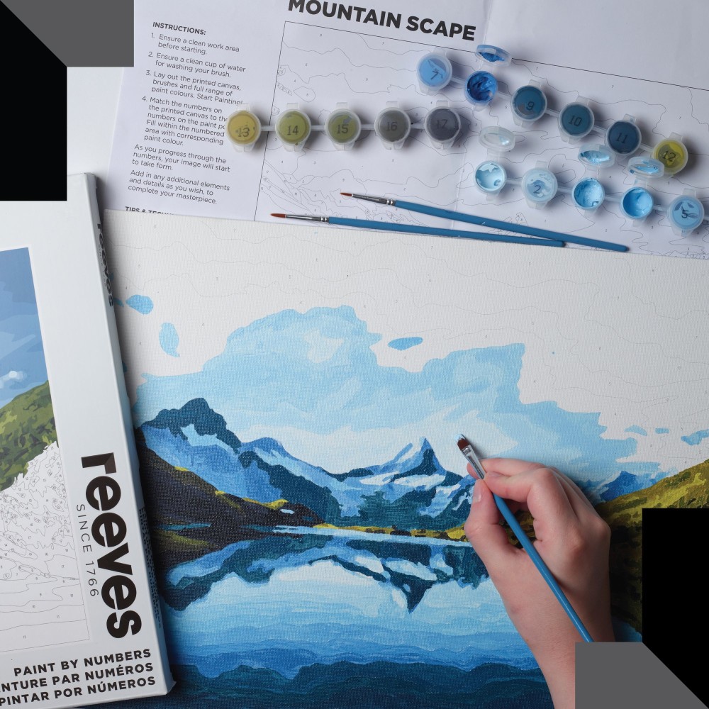 Paint by numbers - Reeves - Mountains