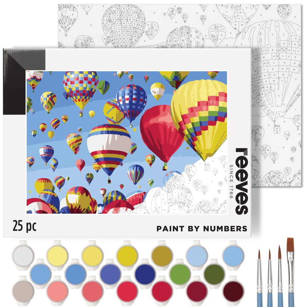 Paint by numbers - Reeves - Balloons