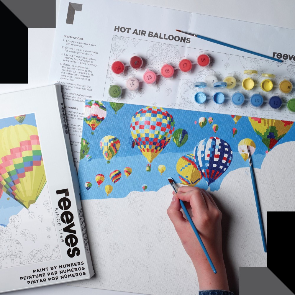 Paint by numbers - Reeves - Balloons