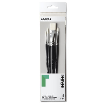 Set of synthetic brushes - Reeves - 4 pcs.