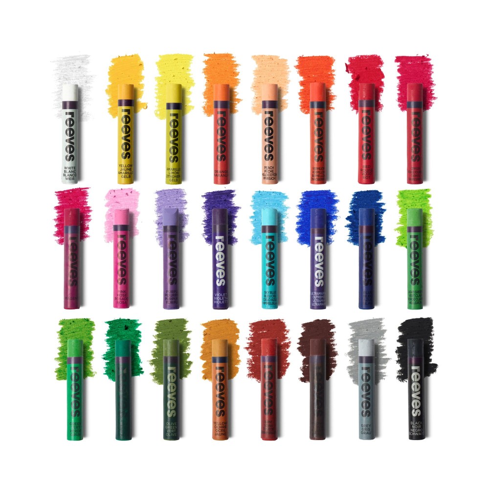 Set of oil pastels - Reeves - 24 pcs.