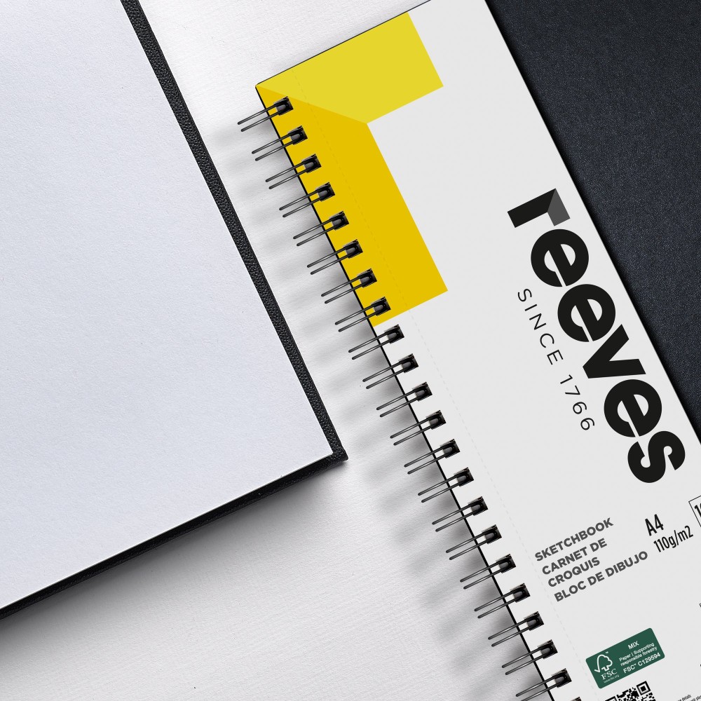 Sketchbook A4 - Reeves - 110 g/m2, 160 sheets