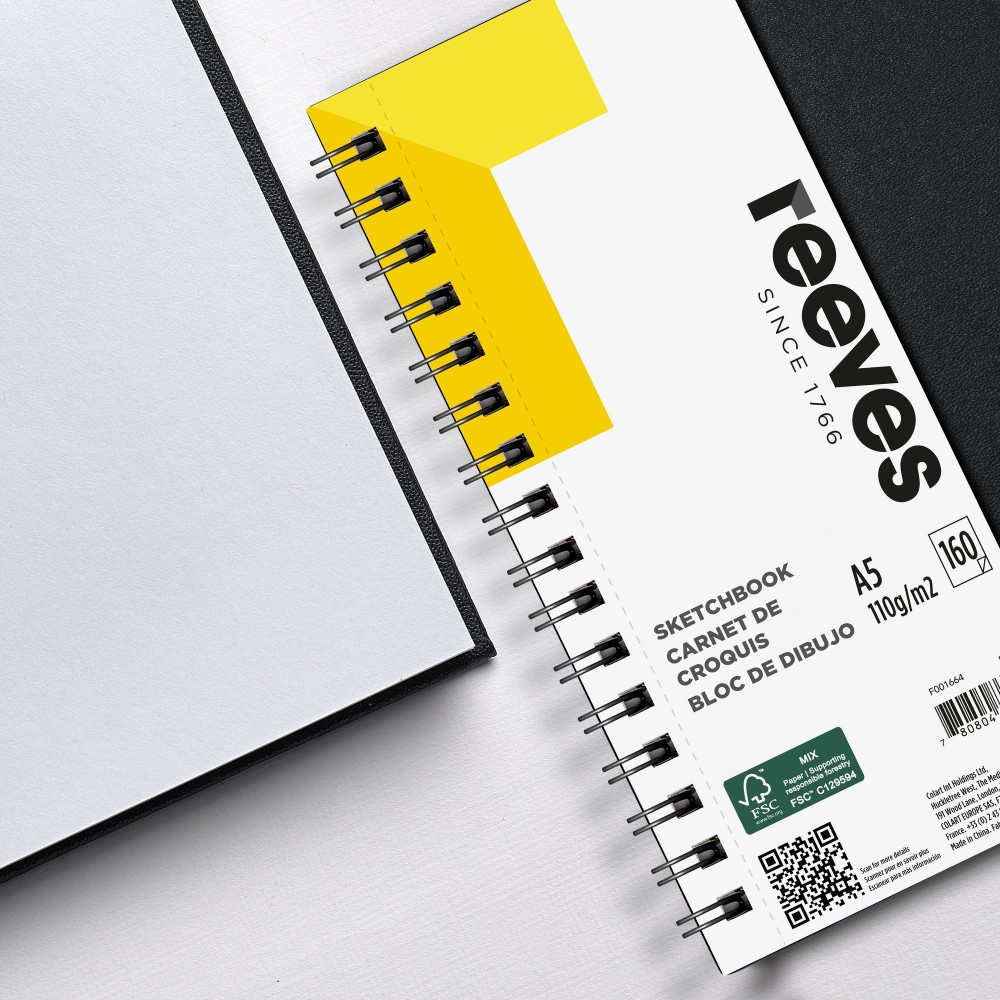 Sketchbook A5 - Reeves - 110 g/m2, 160 sheets