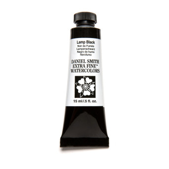 Farba akwarelowa Extra Fine - Daniel Smith - Lamp Black, 15 ml