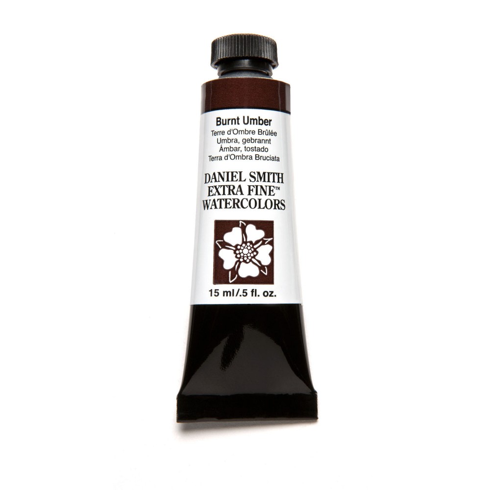 Extra Fine Watercolor paint - Daniel Smith - Burnt Umber, 15 ml