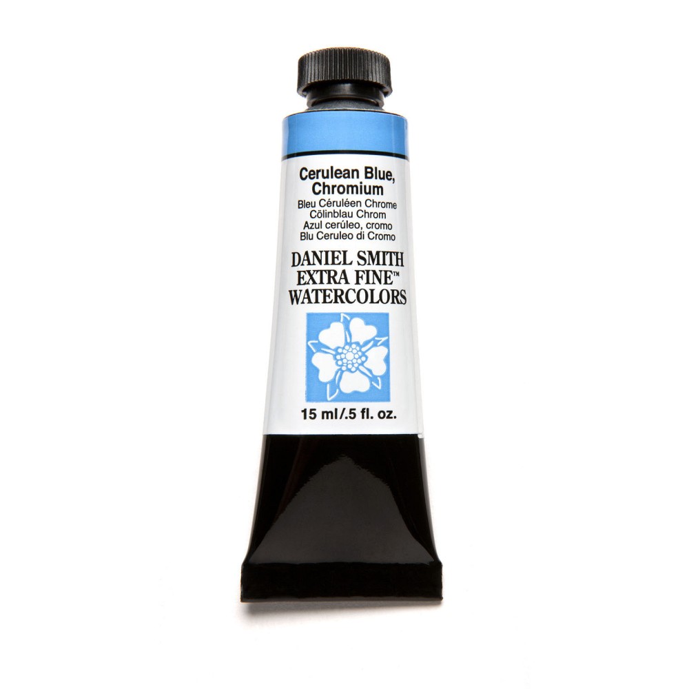 Extra Fine Watercolor paint - Daniel Smith - Cerulean Blue Chromium, 15 ml