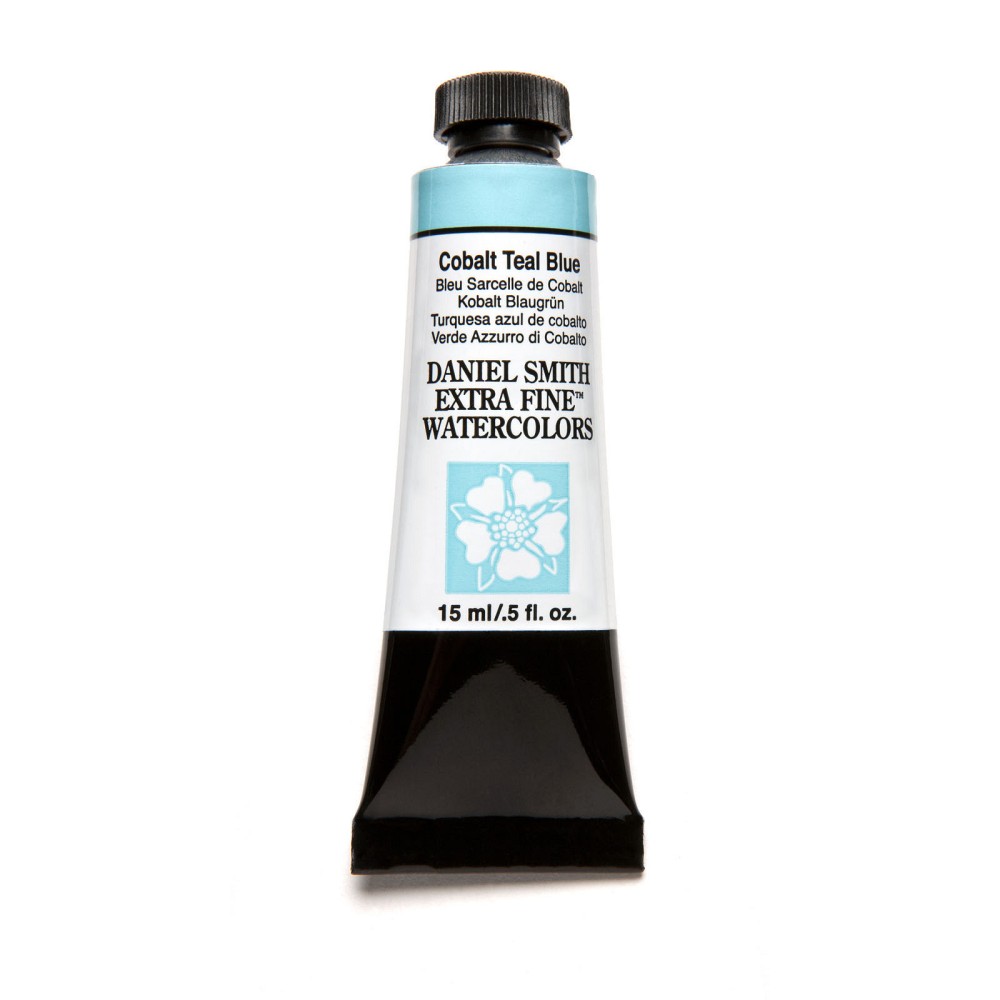 Extra Fine Watercolor paint - Daniel Smith - Cobalt Teal Blue, 15 ml