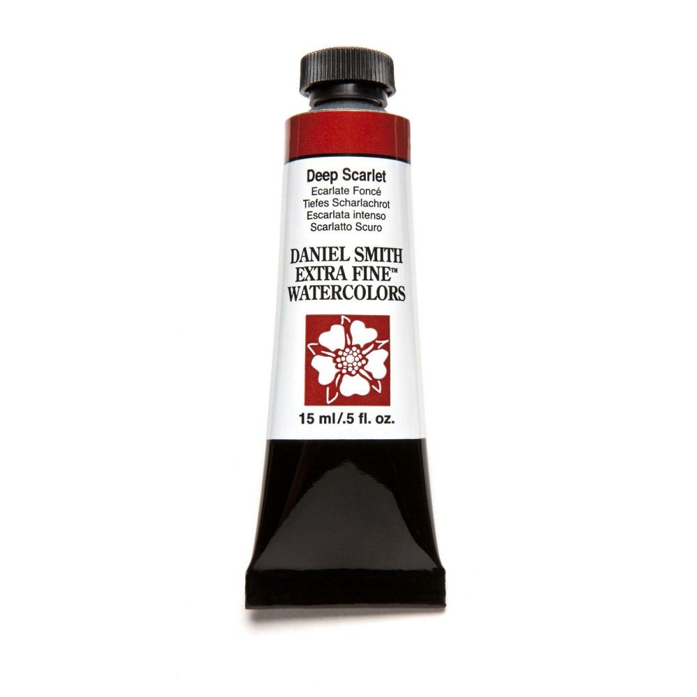 Farba akwarelowa Extra Fine - Daniel Smith - Deep Scarlet, 15 ml