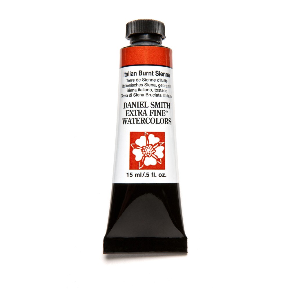 Extra Fine Watercolor paint - Daniel Smith - Italian Burnt Sienna, 15 ml
