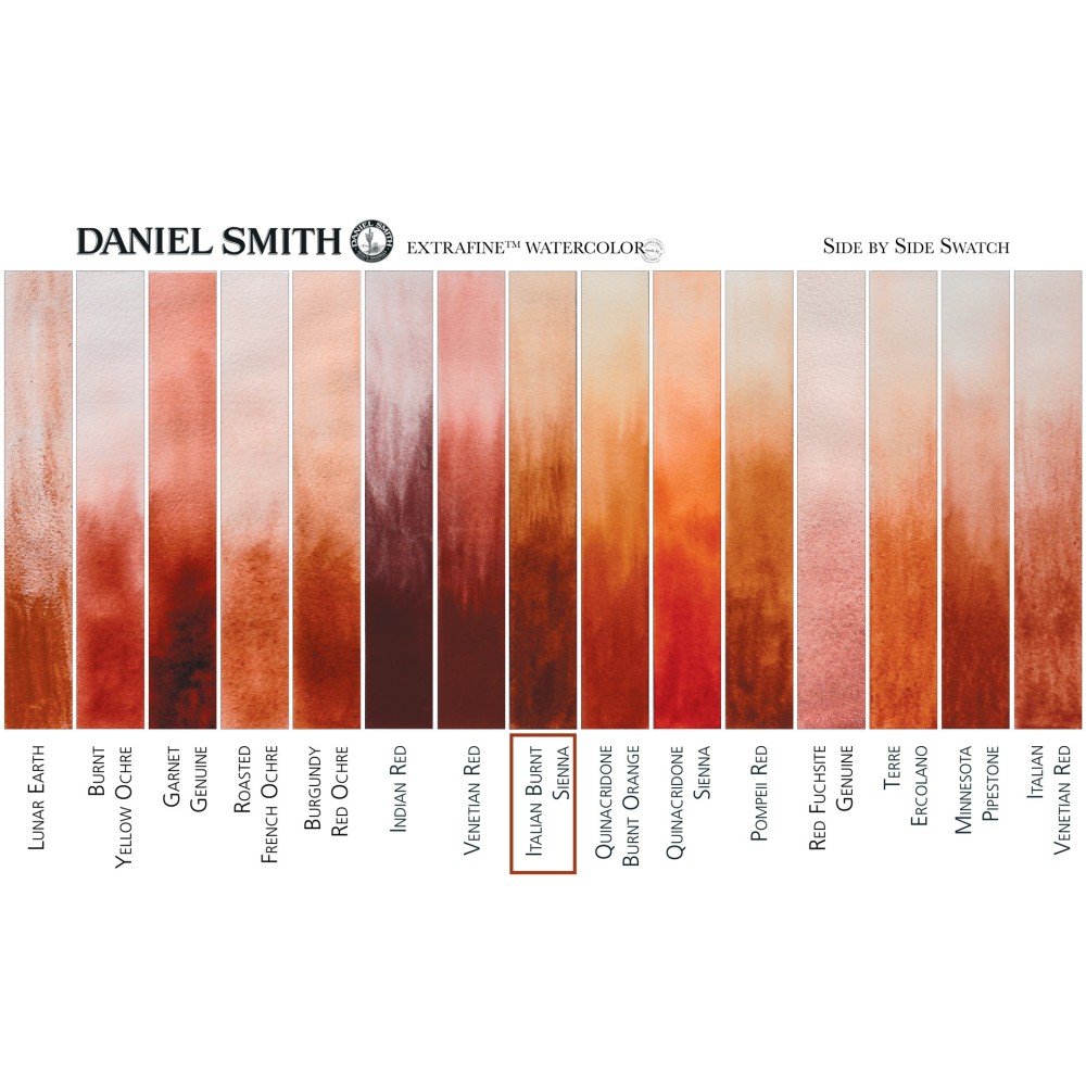 Farba akwarelowa Extra Fine - Daniel Smith - Italian Burnt Sienna, 15 ml